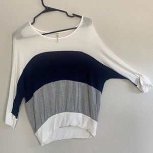 Navy Blue stripes not black!